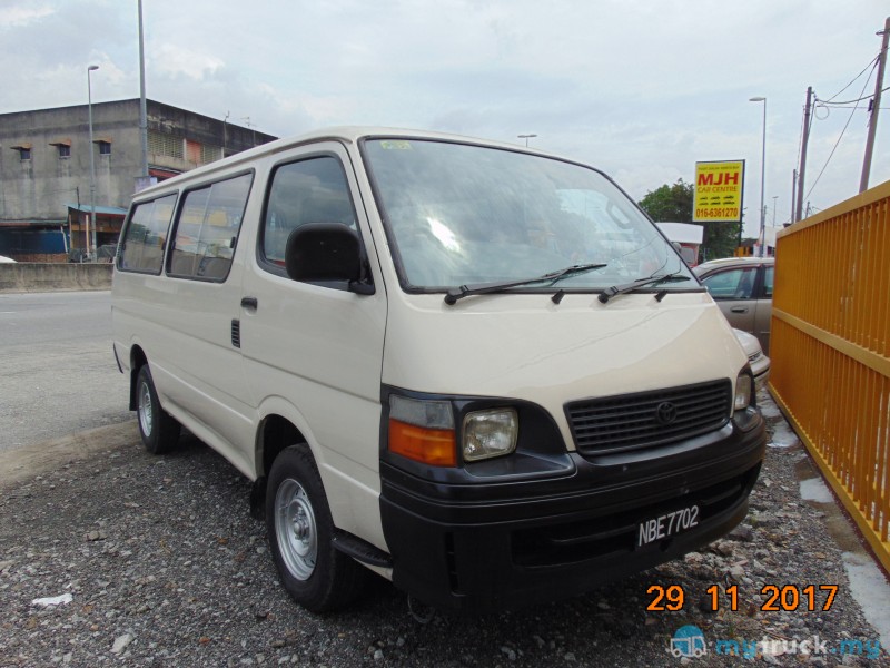 2002 Toyota HIACE 2,700kg in Negeri Sembilan Manual for RM0 - mytruck.my